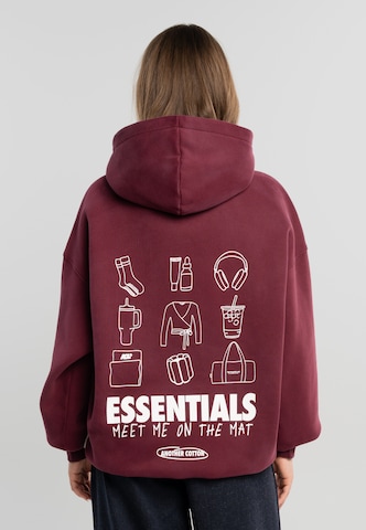 Another Cotton Lab Mikina 'Mat Essentials' – červená