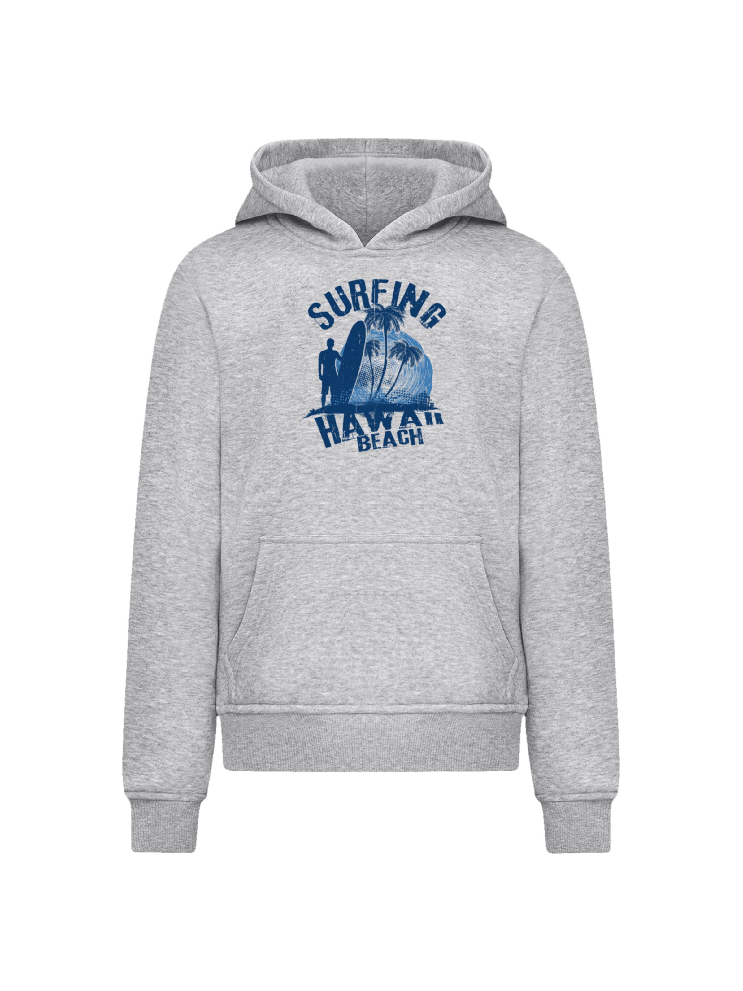 Sweat-shirt 'Hawaii Surf Beach Summer' F4NT4STIC en gris : devant