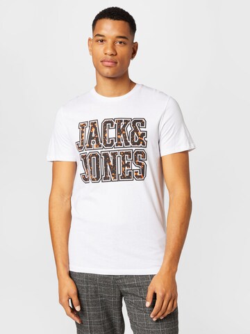 Maglietta di JACK & JONES in bianco: frontale