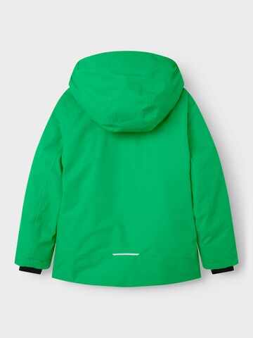 NAME IT Weatherproof jacket 'NKNSLOPE10' in Green
