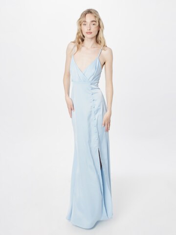 Misspap Evening Dress in Blue: front