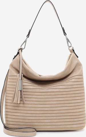 TAMARIS Schultertasche 'Liane' in Beige: predná strana