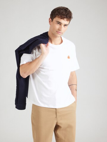 SELECTED - Camiseta 'SLHAMIN' en blanco: frente