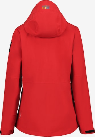 Veste outdoor 'Pousta' Rukka en rouge