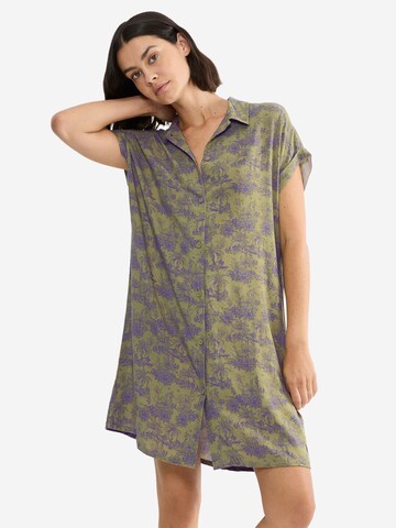 TRIUMPH Nachthemd ' Red Label Boyfriend Fit ' in Grün: Vorderseite