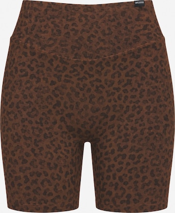 Leggings ' Velvara ' Smilodox en marron : devant