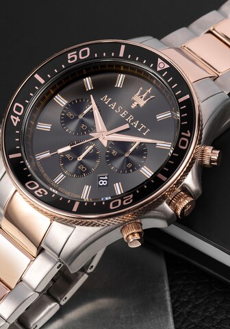 Maserati Analoog horloge 'SFIDA 44MM' in Grijs