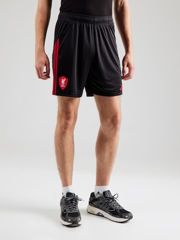 ADIDAS PERFORMANCE - regular Pantalón deportivo 'LFC' en negro: frente