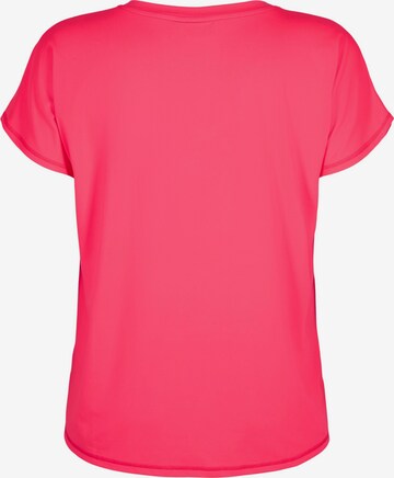 Active by Zizzi Koszulka funkcyjna 'Abasic' w kolorze różowy