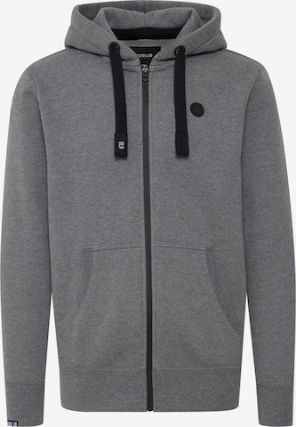 !Solid Sweat jacket 'BENE' in Grey: front