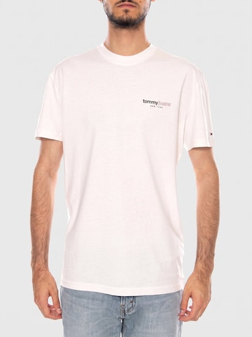 Maglietta 'TJM REG DNA GRPHC SS T EXT ANCIENT WHITE' di TOMMY HILFIGER in bianco