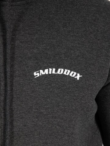 Smilodox Sweatjacke 'Malcolm' in Grau