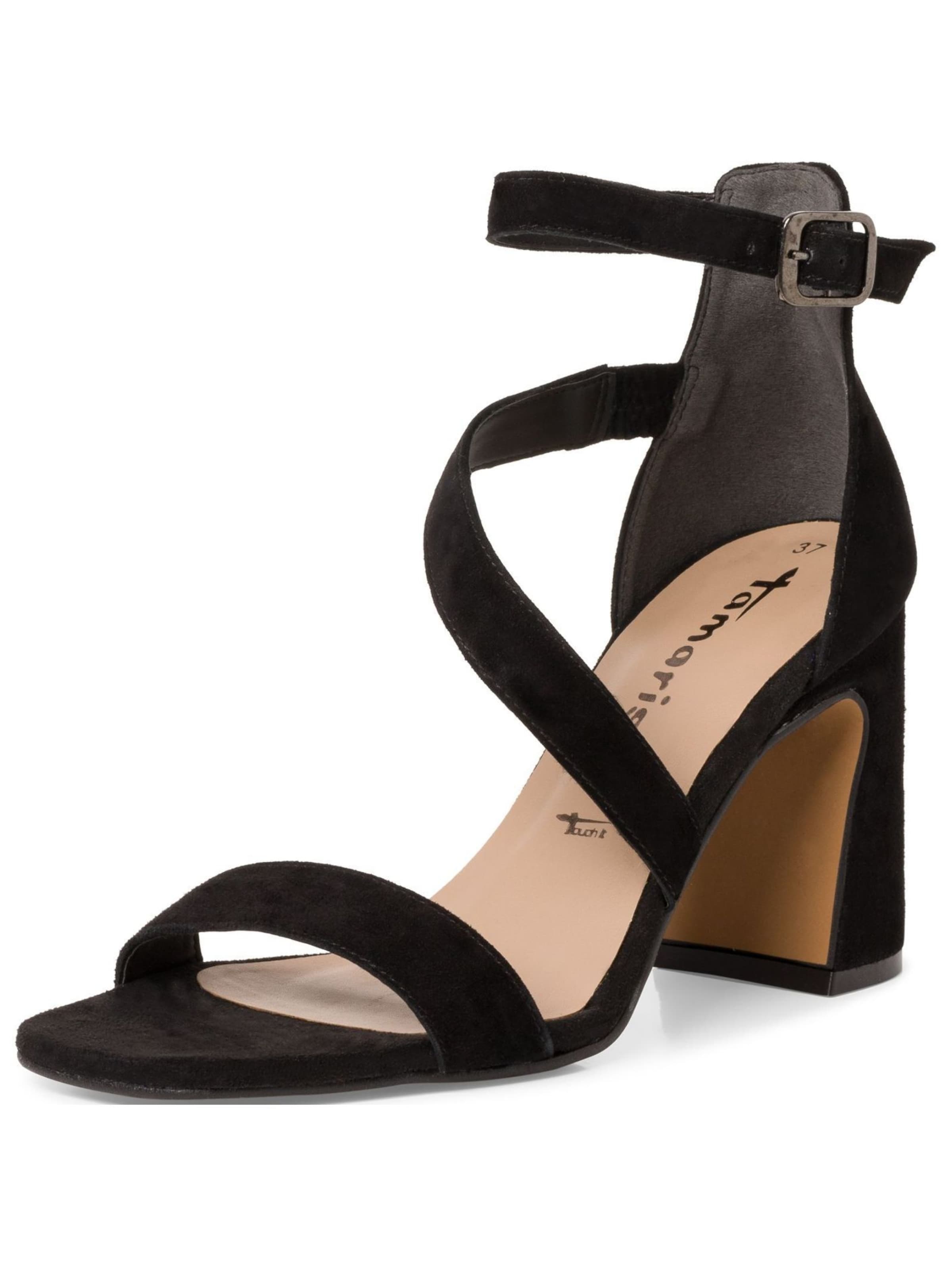Tamaris Sandals in Black: front