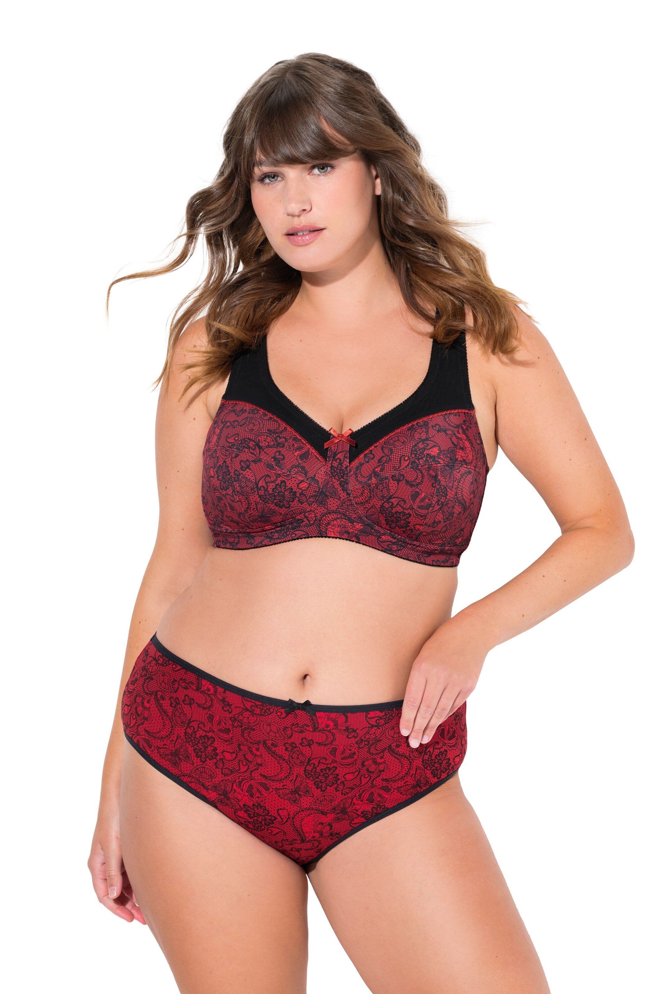 Ulla Popken Slip in Rot: Vorderseite