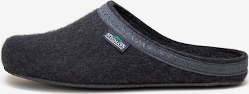 Stegmann Hausschuh 'Filzclogs Stegmann 127' in Grau: Vorderseite