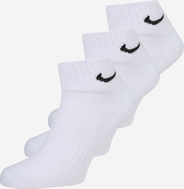 NIKE Sports socks in White: front
