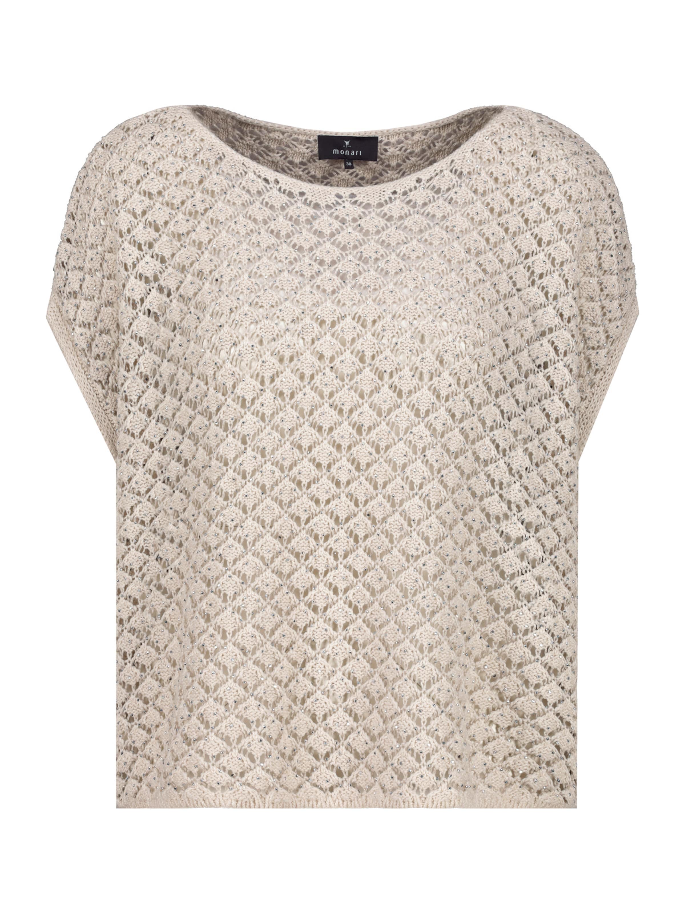 monari - Pullover em branco: frente