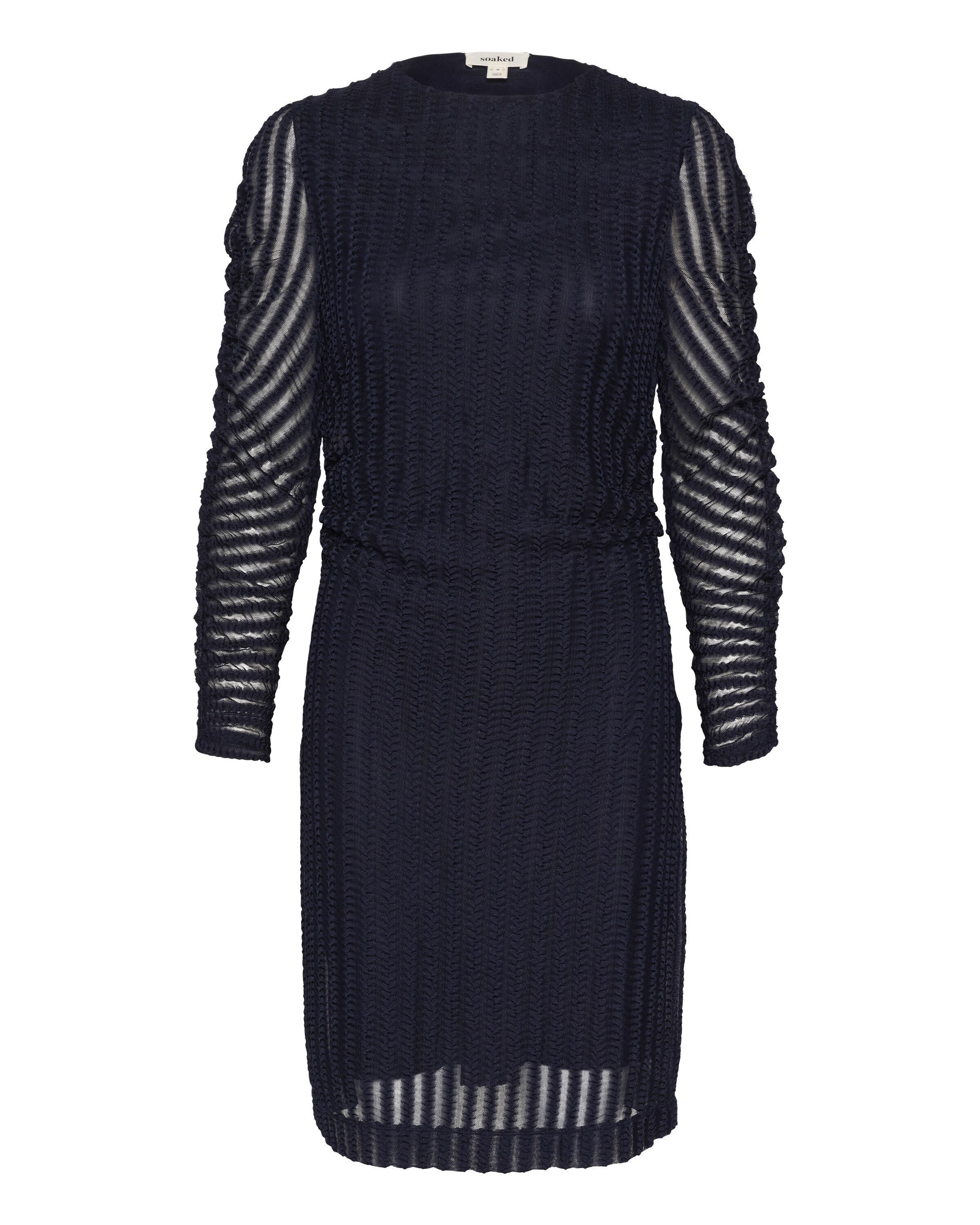 SOAKED IN LUXURY - Vestido 'Solveig' en negro: frente