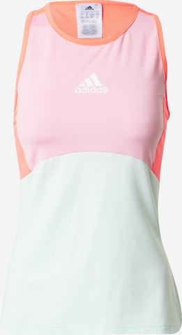 rožinė ADIDAS PERFORMANCE Sportiniai marškinėliai be rankovių: priekis