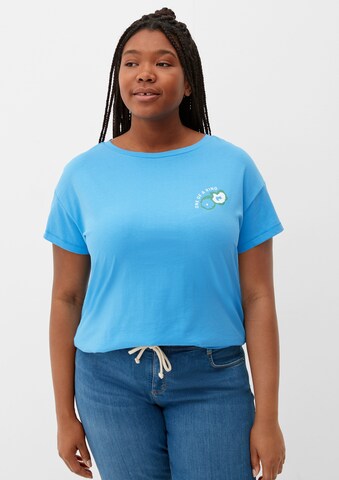 TRIANGLE T-Shirt in Blau: predná strana
