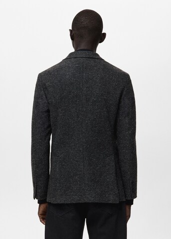 MANGO MAN Slim fit Suit Jacket 'Molina' in Grey
