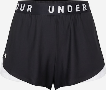 UNDER ARMOUR Sportbroek 'Play Up' in Zwart: voorkant