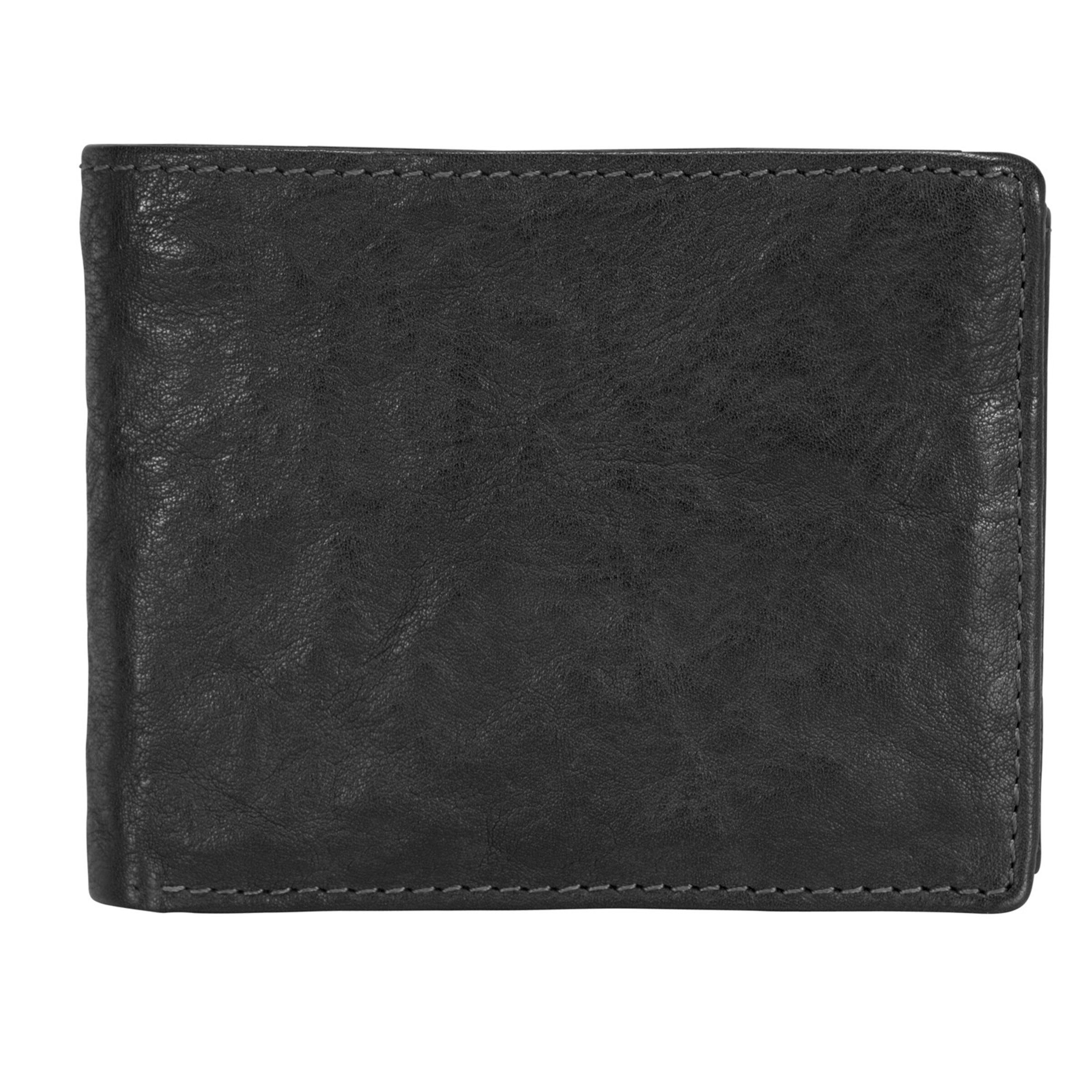 Harold's Wallet 'Submarine' in Black: front