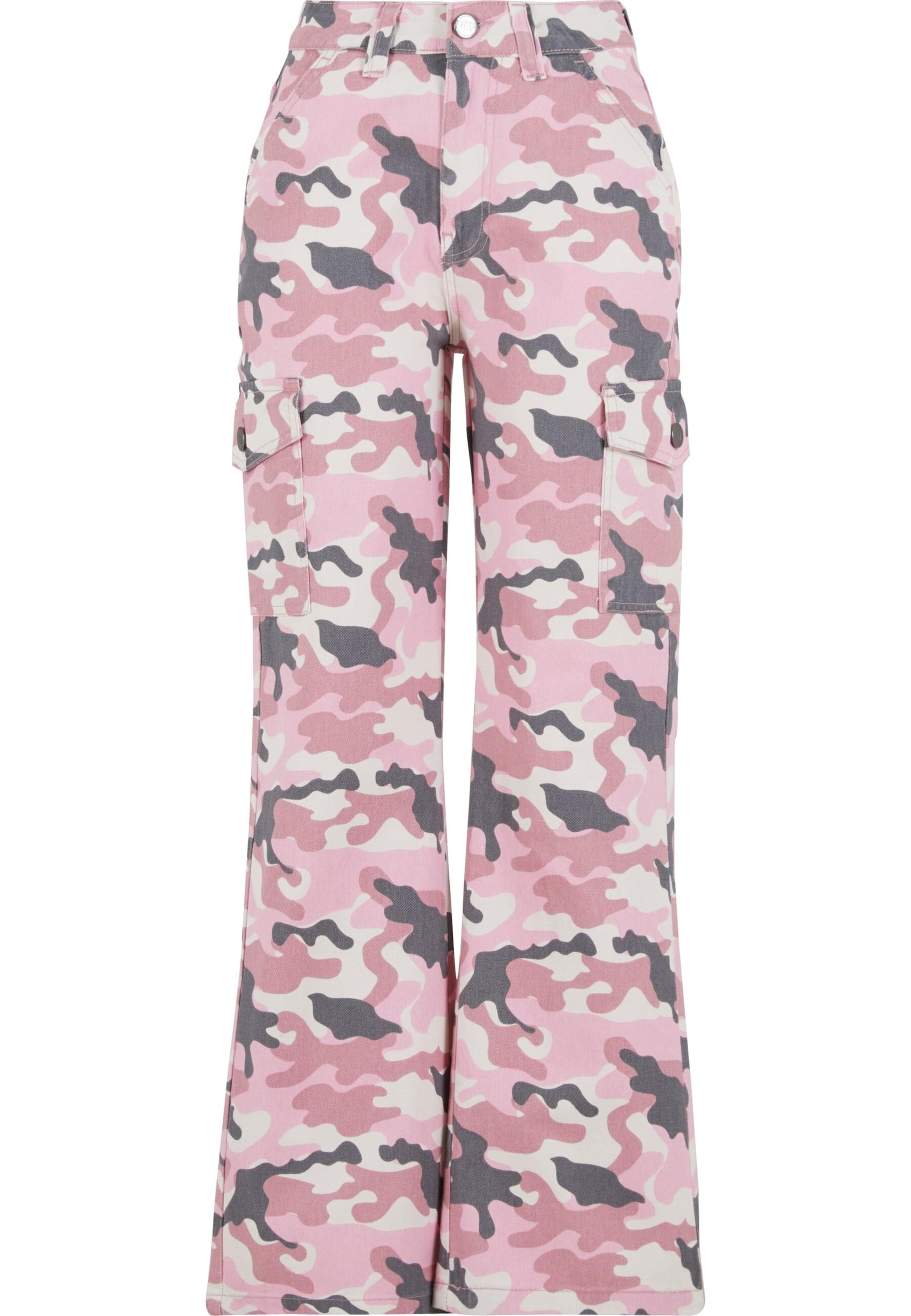 DEF Zvonové kalhoty Džíny s kapsami – mix barev: přední strana