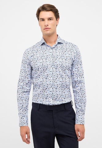 ETERNA Slim fit Button Up Shirt in Blue: front