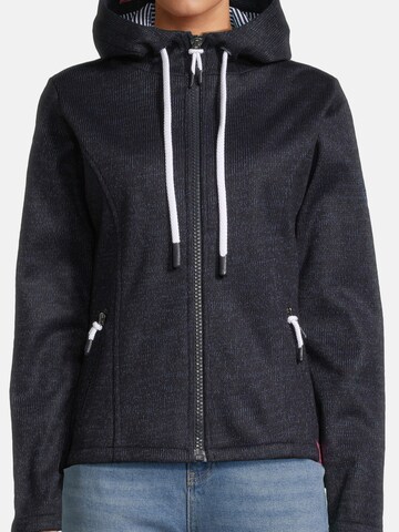 salzhaut Fleece jas 'HARMKEA' in Blauw