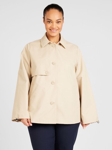 Persona by Marina Rinaldi Between-season jacket 'FLEUR' in Beige: front