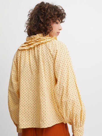 Chemisier ' IRViolett ' Atelier Rêve en jaune