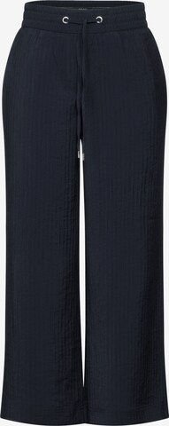 CECIL Wide leg Broek 'Neele' in Blauw: voorkant