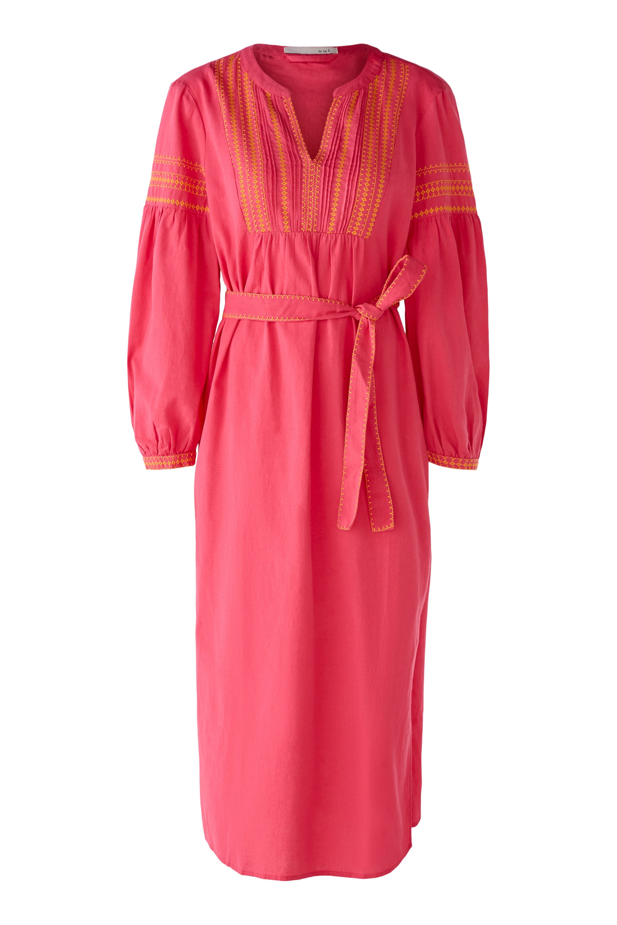 OUI - Vestido em rosa: frente