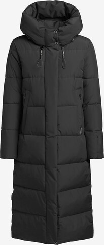 khujo Winter Coat 'Soulani2' in Black: front