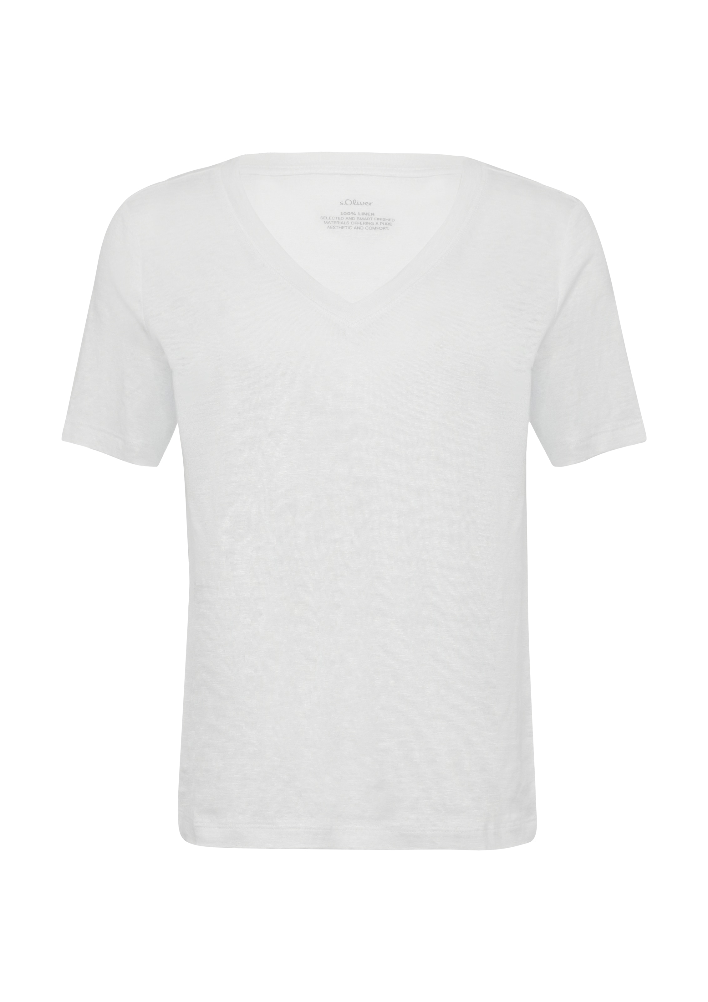 balts s.Oliver T-Krekls: no priekšpuses