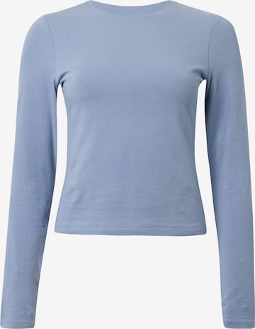 Abercrombie & Fitch Тениска в синьо: отпред