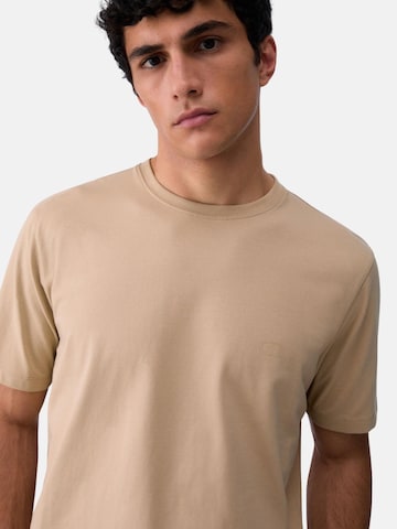 T-Shirt 'BASICCONTRA' Liu Jo en beige