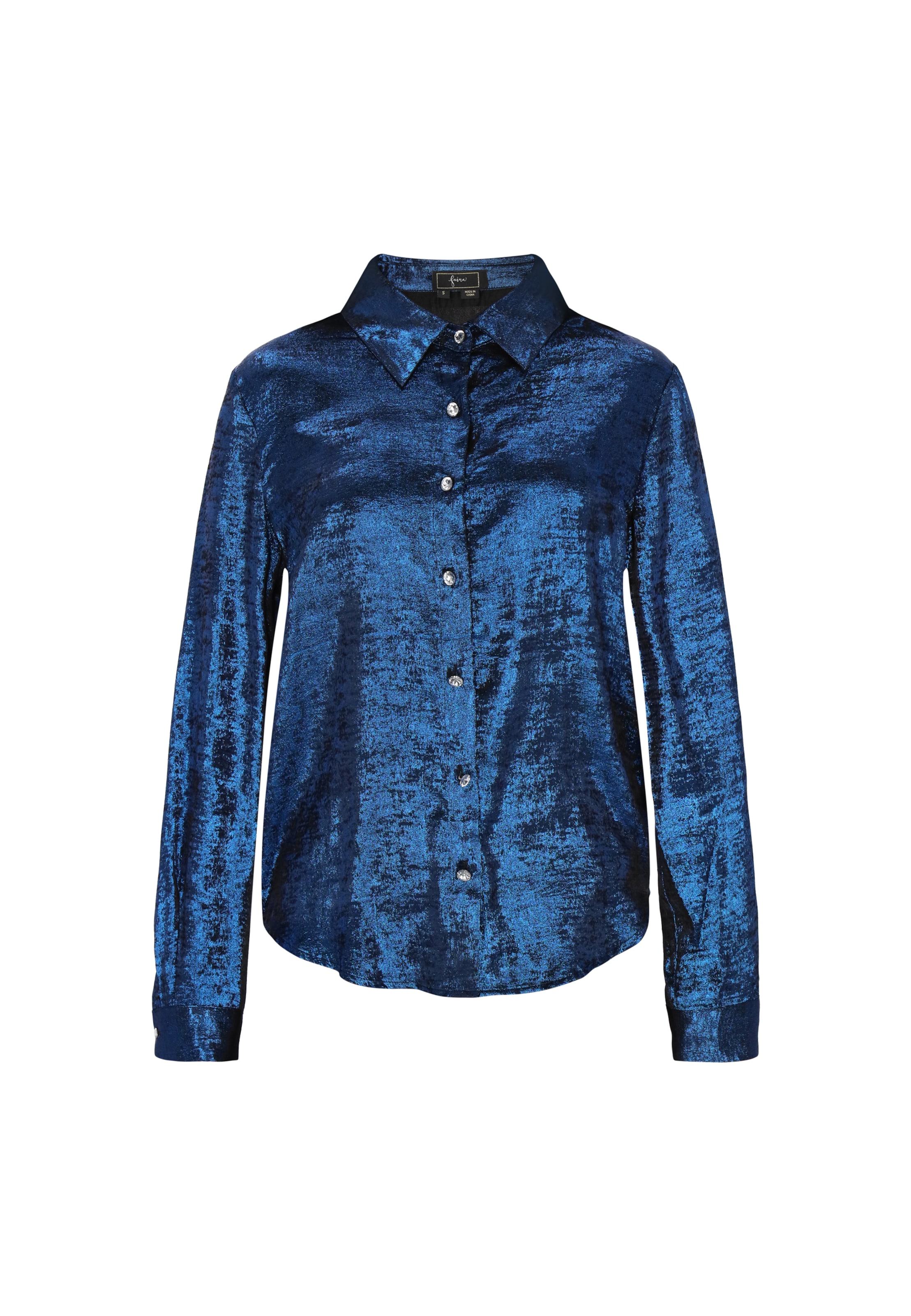 faina Blouse in Blauw: voorkant