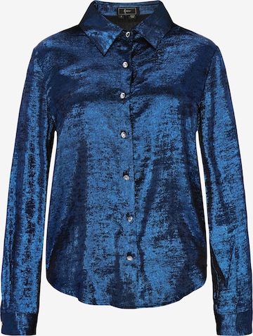 Chemisier faina en bleu : devant