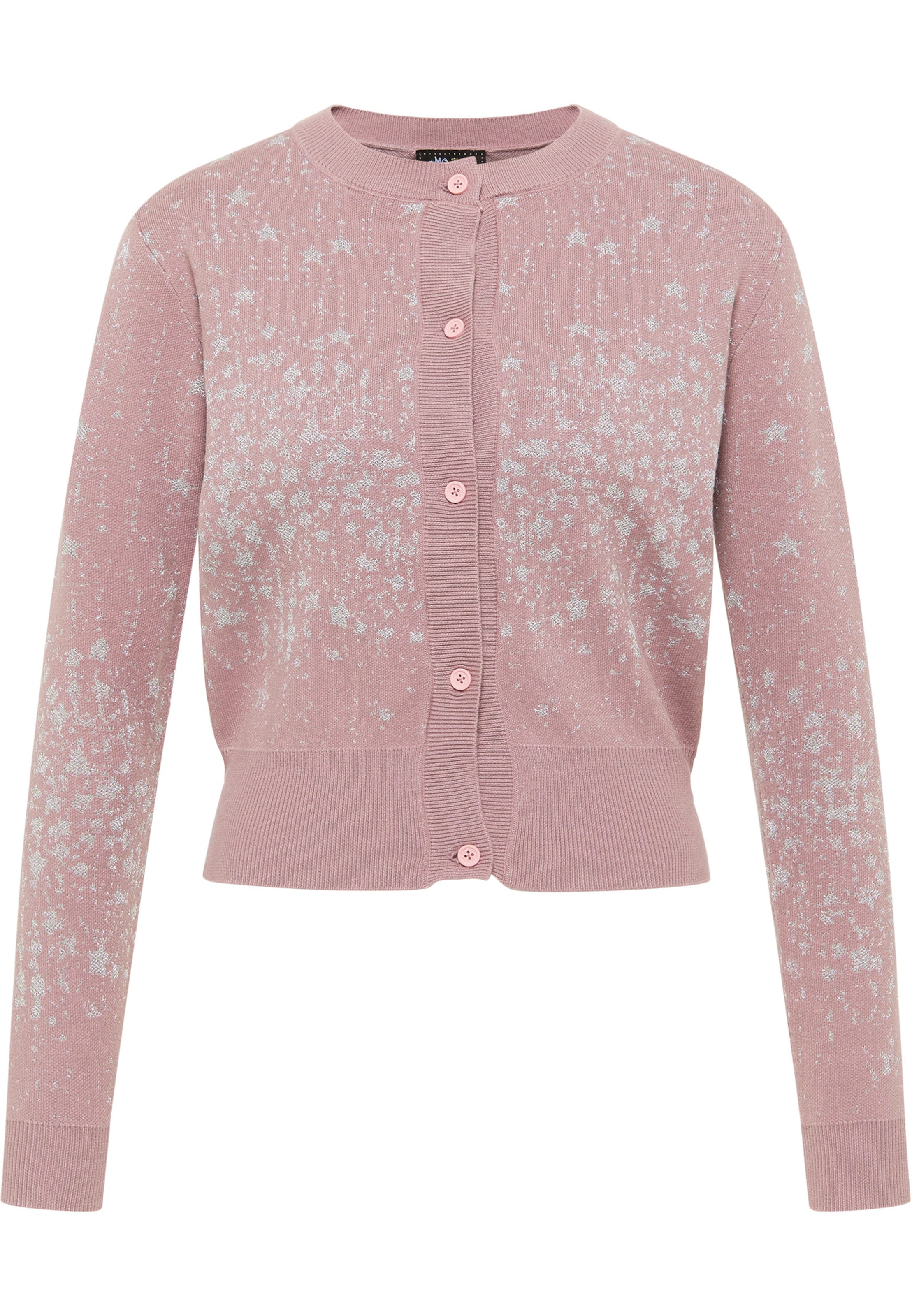 myMo at night Strickjacke in Pink: Vorderseite