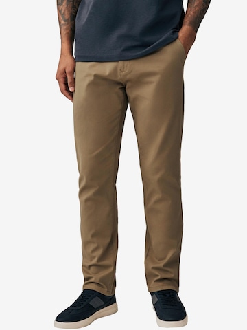 Next Slimfit Chinohousut värissä ruskea: etupuoli