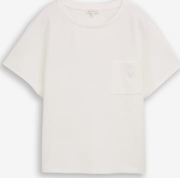 TOM TAILOR Shirt in White: front