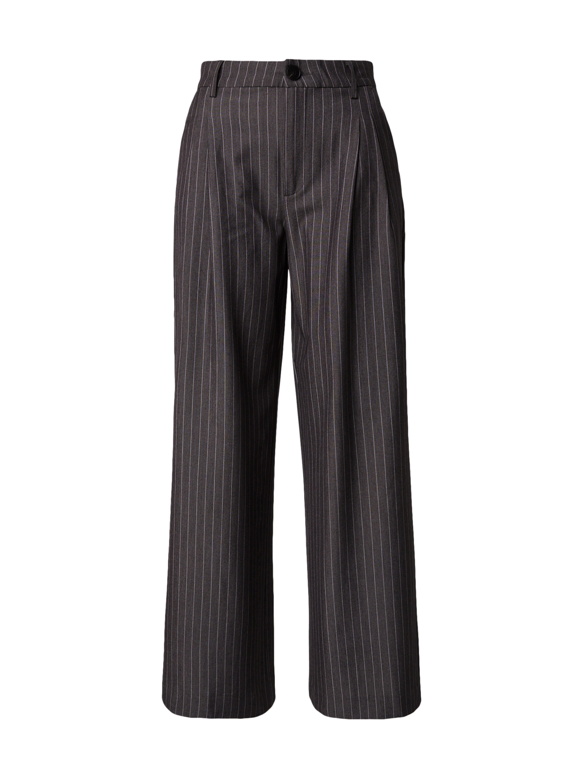 JDY Bő szár Élére vasalt nadrágok 'JDYGRACE' - szürke: elől