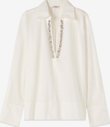 oltre - Blusa en blanco: frente
