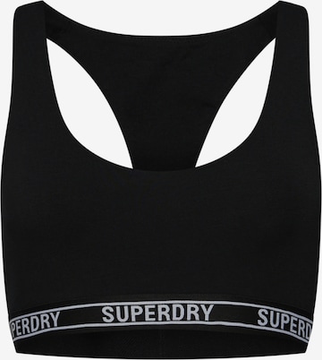 Superdry Bralette Sports Bra in Black: front