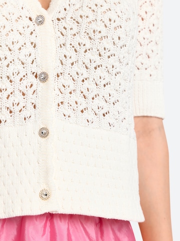 Cardigan Rich & Royal en blanc