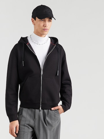 Giacca di felpa di GUESS in nero: frontale