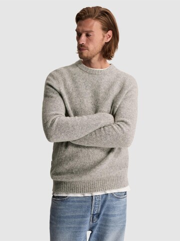 CAST IRON - Jersey 'Pullover in a wool blend with crewneck' en gris: frente
