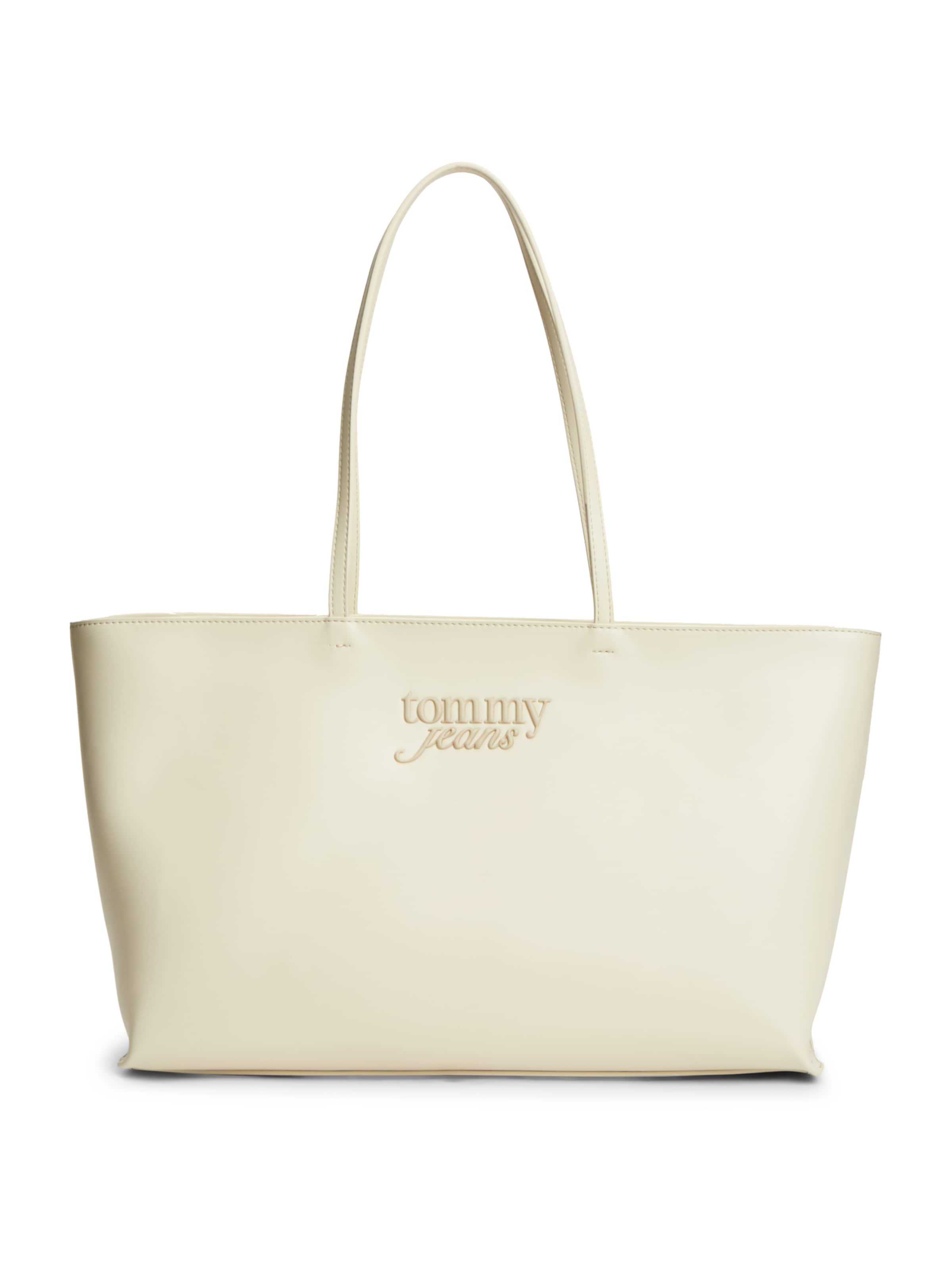 Tommy Jeans Ostoskassi 'MUST' värissä beige: etupuoli